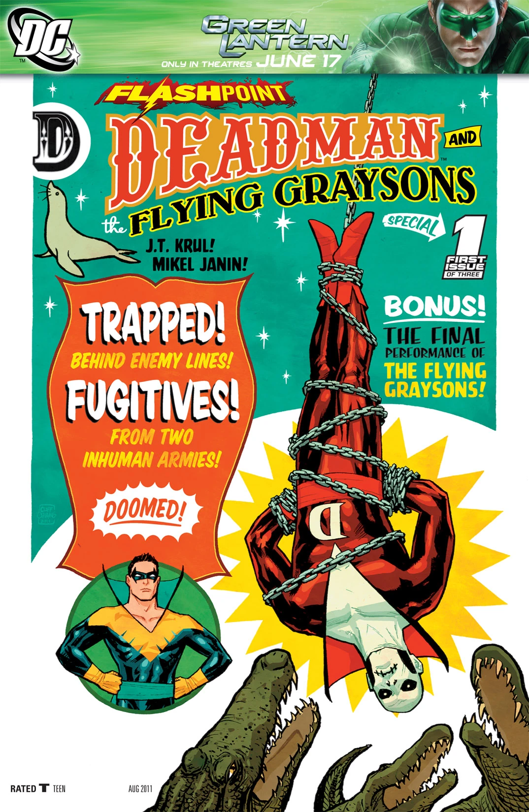 Flashpoint: Deadman and the Flying Graysons #1 (DC, 2011 — Cover A) cover
